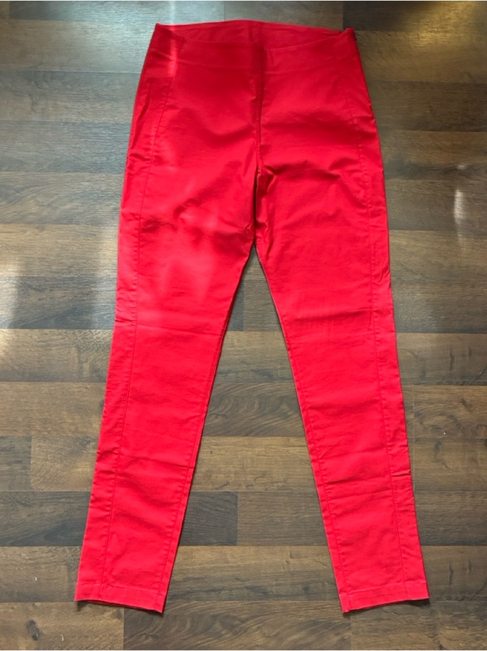 Kit & Ace Red High-Waisted Stretch Pants